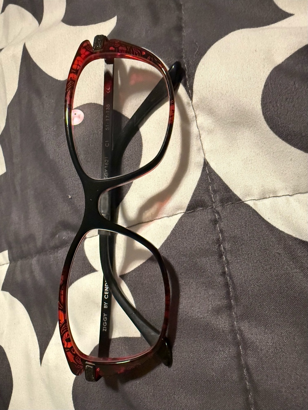Cendrine O. Ziggy Women’s Glasses - Black & Red